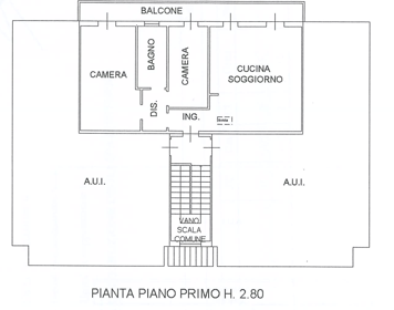 planimetria appartamento immobiliare